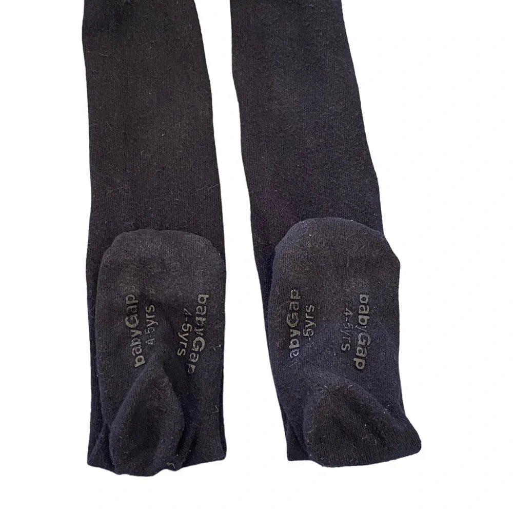 GAP Toddler Girl’s Navy Knit Tights Size: 4-5 years
